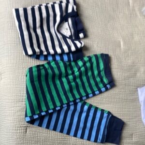 Crewcuts Navy and White Striped Pajama Top